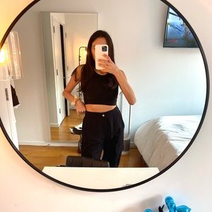 ZARA Cargo Black Pants